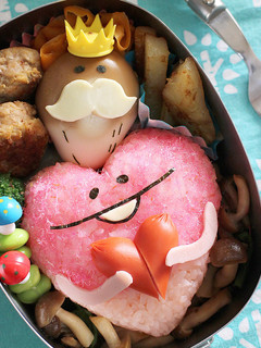 んふんふ♪ラブなめこのキャラ弁-レシピのメイン写真