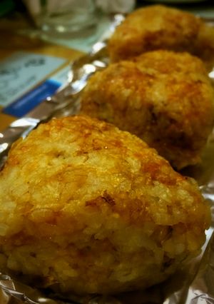 チーズとおかかの焼きおにぎり-レシピのメイン写真
