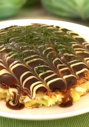 フライパンで作る！基本のお好み焼き♪-レシピのメイン写真