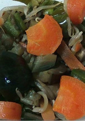 レンジ野菜煮ーシャンタンを使ってー-レシピのメイン写真