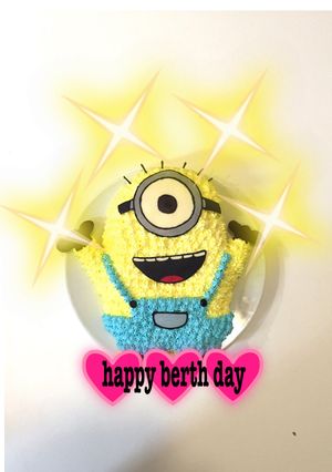 ミニオン？！誕生日ケーキ-レシピのメイン写真