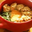 もずくチーズ巾着の生姜スープ煮