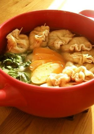 もずくチーズ巾着の生姜スープ煮-レシピのメイン写真