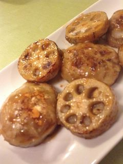 リメイク!里芋煮物のれんこん焼き-レシピのメイン写真