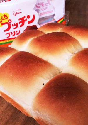 HBで簡単★プッチンプリンなちぎりパン！-レシピのメイン写真
