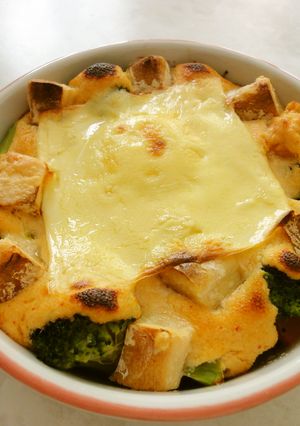 野菜もりもり♪明太マヨのチーズグラタン風-レシピのメイン写真