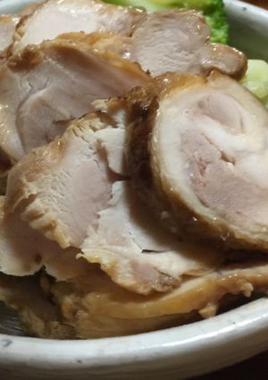 簡単とりもも肉茹でて調味料につけむだけ-レシピのメイン写真