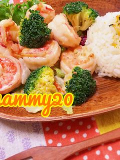 エビとブロッコリーのスイートチリマヨ炒め-レシピのメイン写真