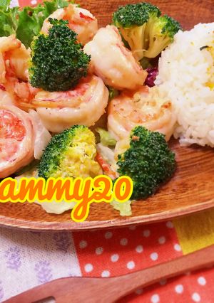 エビとブロッコリーのスイートチリマヨ炒め-レシピのメイン写真
