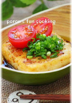 簡単♪香ばしチーズの揚げ出し豆腐風-レシピのメイン写真