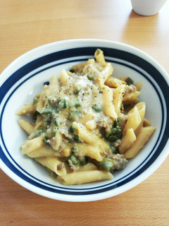 コーンスープの素使用☆ワンポットパスタ-レシピのメイン写真