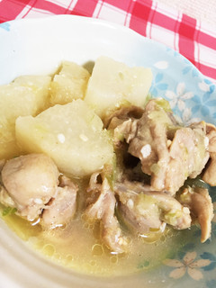 大根と鶏肉の白味噌煮-レシピのメイン写真