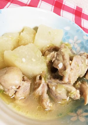 大根と鶏肉の白味噌煮-レシピのメイン写真