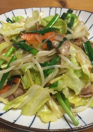 新常識？黄金比率と中火で作る野菜炒め♡-レシピのメイン写真