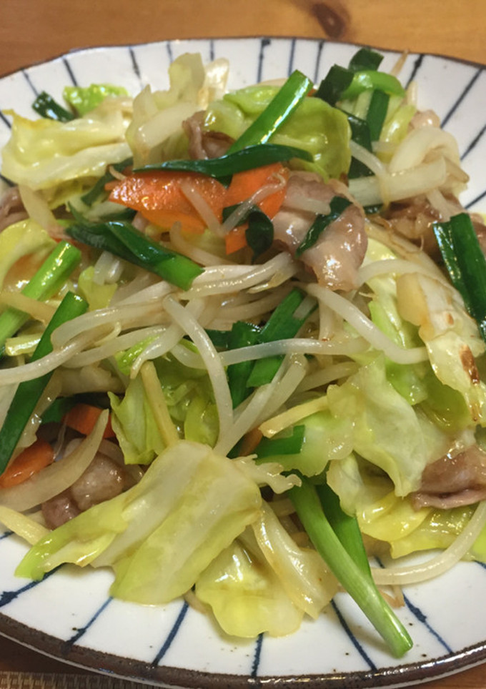 新常識？黄金比率と中火で作る野菜炒め♡-レシピのメイン写真