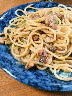 あっ!という間!サバ缶で絶品♡和風パスタ-レシピのメイン写真