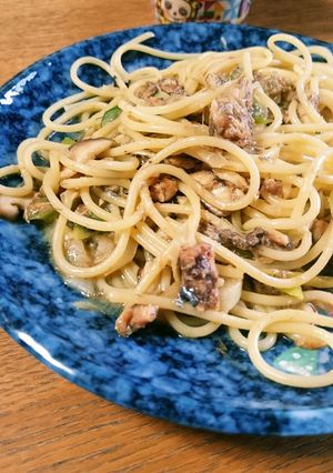 あっ!という間!サバ缶で絶品♡和風パスタ-レシピのメイン写真