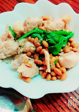 5分で納豆+鶏肉+野菜の栄養ダイエット〜-レシピのメイン写真