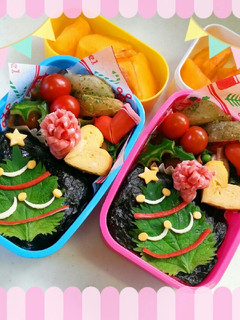 クリスマスツリー弁当♪-レシピのメイン写真