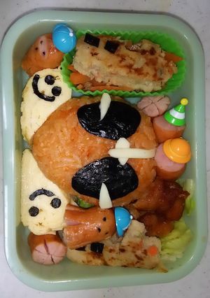 キャラ弁☆仮面ライダーゴースト-レシピのメイン写真