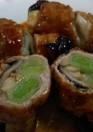 ミツカン追いがつおつゆでネギ肉巻き-レシピのメイン写真