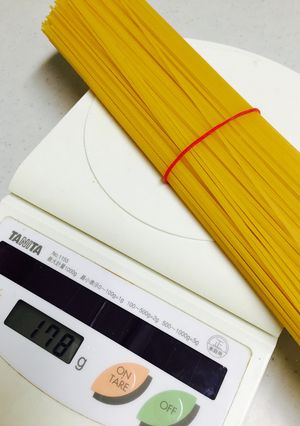 パスタの計り方-レシピのメイン写真