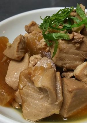マグロと大根の煮物-レシピのメイン写真