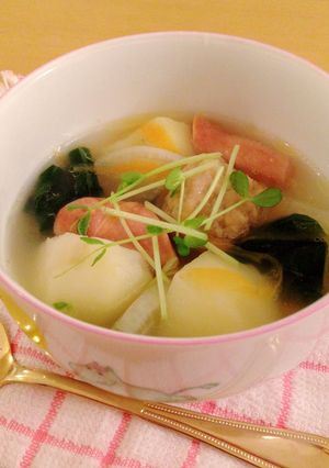 創味シャンタンで具だくさんスープ-レシピのメイン写真