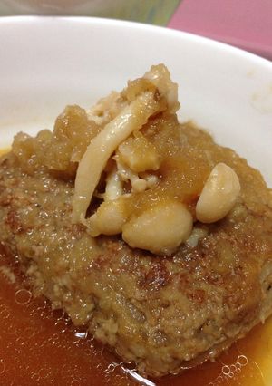 もやしの和風おろし煮込みハンバーグ-レシピのメイン写真