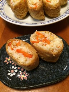 にんじんいなり寿司-レシピのメイン写真