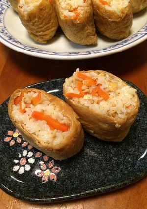 にんじんいなり寿司-レシピのメイン写真