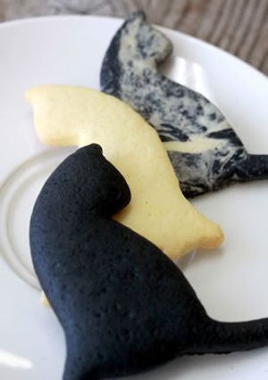 竹炭ハロウィンクッキー！モノクロスイーツ-レシピのメイン写真