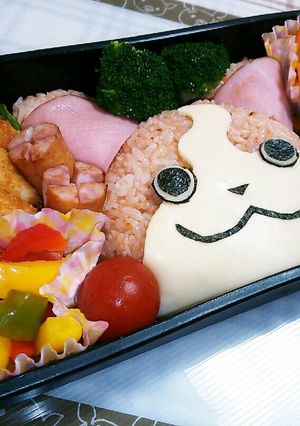 キャラ弁・ジバニャン♪-レシピのメイン写真