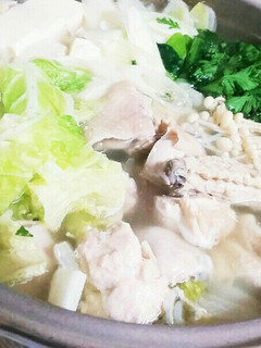 塩スープがうんま~い♪鶏の水炊き-レシピのメイン写真