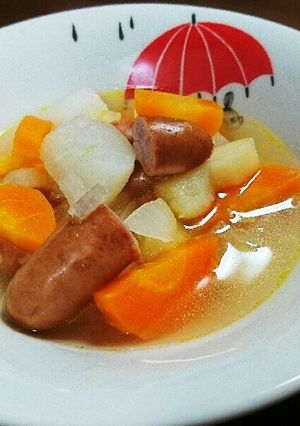 寒い日に☆10分でホカホカあったかポトフ-レシピのメイン写真