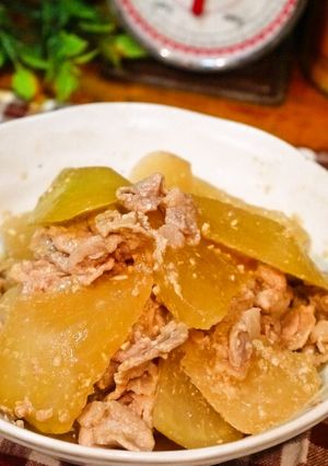 フライパンde大根と豚肉の煮物-レシピのメイン写真