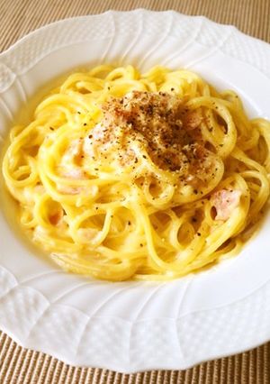 ワンポットパスタ☆クリーミーカルボナーラ-レシピのメイン写真