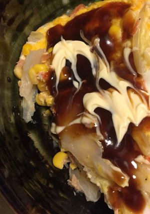 ボリュームたっぷり！白菜お好み焼き-レシピのメイン写真