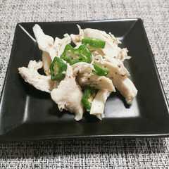 簡単▪鶏むねオクラ▪酒のつまみに最高！-レシピのメイン写真