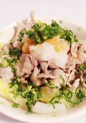 豚肉と白菜のおろしポン酢がけ-レシピのメイン写真