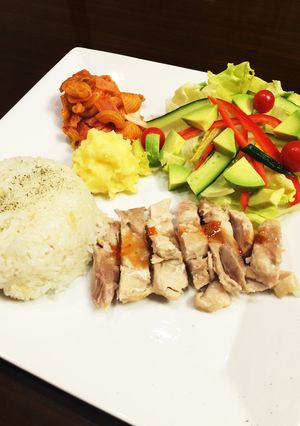 シンガポールチキンライス 炊飯器 簡単-レシピのメイン写真