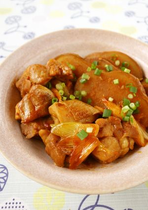 あめりか芋と鶏肉のピリ辛韓国風煮物-レシピのメイン写真