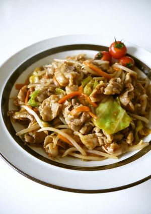 豚肉と炒めミックス野菜のピリ辛味噌炒め♪-レシピのメイン写真