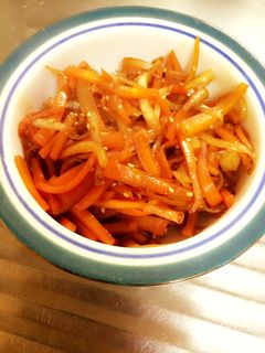 大根の皮で!きんぴら大根✧-レシピのメイン写真