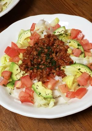 大豆のお肉で作るベジタリアン☆タコライス-レシピのメイン写真