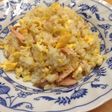 創味シャンタンDXで鮭チャーハン