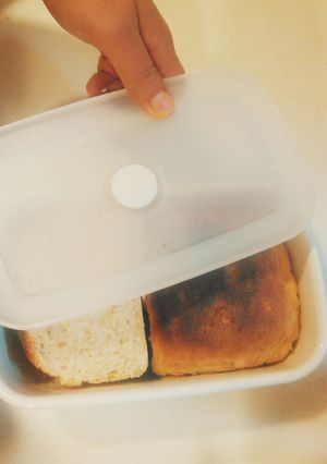無印ホーロー深中で焼く、ハード系食パン-レシピのメイン写真