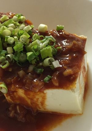 シャンタンでコクうま☆コチュジャン豆腐-レシピのメイン写真