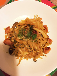 もやしとウインナーのカレーチーズ炒め-レシピのメイン写真