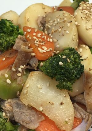 簡単‼豚肉とカブの炒め物-レシピのメイン写真